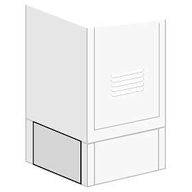 Side Base Plates for Metal Lockers